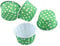 100pcs papier gobelets papier sulfurisé Cupcake Liner Case Wrapper Muffin Baking Cup décoration tasses, 8 couleurs pour choisir(vert)