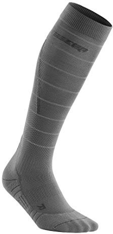 CEP Herren Reflective Socks Men Laufbekleidung Laufsocken Grey - Grau Iv