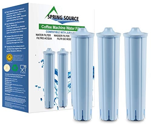 3er Pack Spring Source CMF001 Kaffeemaschinen-Wasserfilter für Jura Capresso Clearyl Blue 71445, 67879, ENA3, ENA4, ENA5, J6, J9, J95