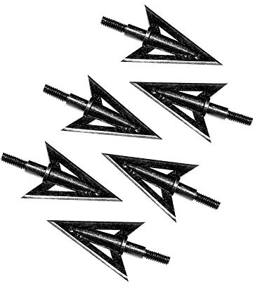 Namvo 6pcs Edelstahl Fisch Pfeil Metall Bogenschießen Broadheads 100Grain traditionelle Outdoor Jagd Pfeile Kopf