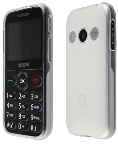 caseroxx TPU-Hülle für Alcatel 2019G / 2020X, weiß-transparent | Flexible TPU-Hülle, passgenau und griffig, schützt vor Stößen, Kratzern und Staub, aus TPU