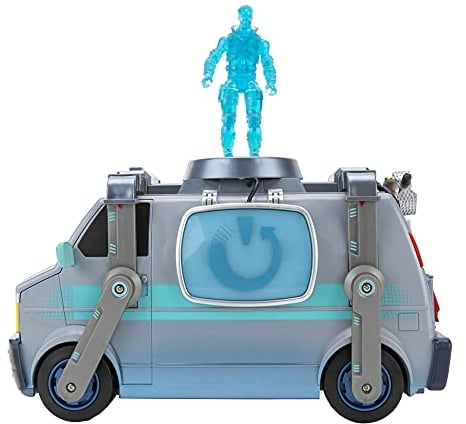 FORTNITE FNT0732 Reboot Van, Deluxe Fahrzeug mit Sound, Licht, Reboot-Mechanismus und beweglicher Actionfigur, Spielzeug ab 8 Jahren