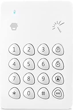 Chuango KP-700 Teclado Digital Inalámbrico con Lector RFID para Sistema de Alarma de Seguridad Doméstico - Habilitar/Deshabilitar la Alarma - Bloqueo Automático - Teclado Independiente con Batería.