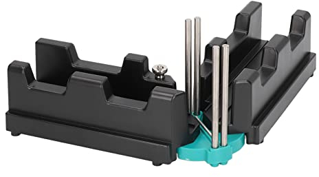 Risegun 2-in-1 Mitre Measuring Cutting Tool, Measuring and Sawing Mitre Angles Cutting Tool, ABS Mitre Saw Protector for Home Industry Woodeworking