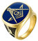 Epinki Ring Hochzeit Herren 4MM, Gold Pärchenring Herrenring Freimaurer Siegelring Edelstahl Ringe für Mann, Größe 60 (19.1)