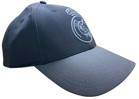 Real Madrid Cap Schwarz - Erwachsene - Atmungsaktiver Stoff