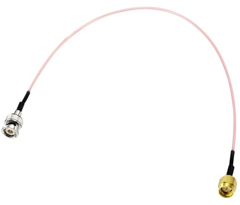 Fohevers SMA Stecker auf BNC Stecker RG178 Kabel 30CM(12 Zoll) | Für Router, WLAN-Karten, 4G-/5G-/LTE-Geräte, Amateurfunk, Drohnen und FPV, IoT- und Embedded-Geräte.
