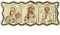 NKlaus Ikone Autoplakette Triptych GM Von Kazan - Jesus - Nikolaus christlich 11328