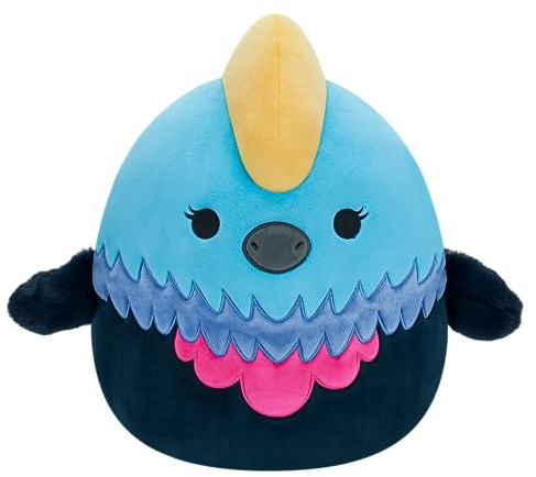 Squishmallows SQCR04136 - Melrose der Kasuar 30 cm, offizielles Kelly Toys Plüsch, superweiches Kuscheltier, Medium