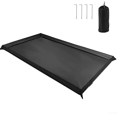 Tapis de sol imperméable multifonction pour camping, tente de camping, baignoire, tapis de sol imperméable 200 x 80 cm