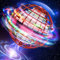 TOMZON Hoverball Fliegender Ball, RGB Spielzeug für Kinder, Kreisel, Boomerang mit LED Licht, 15min Flugzeit USB Aufladung, Jungen und Mädchen-Rot