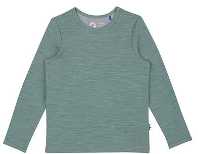Finkid Kinder Taamo Soft Longsleeve, green bay, EU 100-110