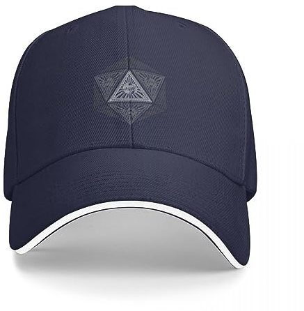 OAKITA Basecap d20 der Orden des Dungeon Master Baseball Cap Hut Mütze Mütze für Frauen Herren