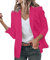 LAOSU Tailleurs Femme Chic Et Elegant Blazer,Blazer Cuir Noir,Blazer Noir Oversize Femme,Blazer Gris Clair,Blazer Camel Femme,Blazer Cuir Marron,Blazer Femme Rose Fushia