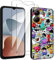 HuiYouMY Cover per ZTE Blade A54 (6.60) con 2 Pezzi Pellicola Protettiva in Vetro Temperato, Black Custodia Silicone Morbida TPU Ultra-Sottile AntiGraffio Antiurto Case - XS40