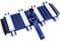 Generic Pool Vacuum Head, Universal Swimming Pool Cleaner, Heavy Duty, Blue, Polycarbonate Bristles, Polycarbonate Material, 38x19x10cm, 1 Count