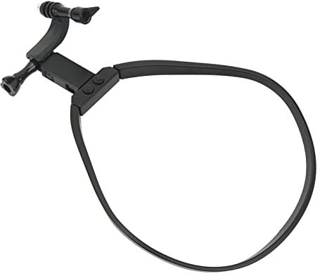 Retractable Selfie Necklace Holder, Adjustable View Angle,Your Hands with Locking Fastener, Lightweight and Comfortable, Neck Mount Bracket for Action Camera Cell Phone