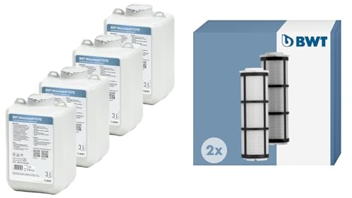 BWT 023649 F2 Mineralstoff, Weiß & Filterelement E1 10383 2er Pack, Farbe