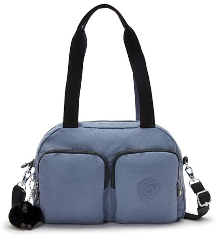 Kipling Coole Defea bedruckte Umhängetasche, Blue Lover, 13''L x 8.75''H x 5''D
