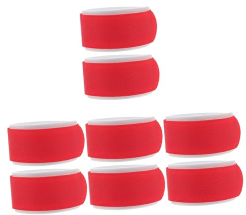 Sosoport 8 STK Snowboard-Riemen Snowboard-Gadget Praktischer Snowboardgurt Ski-zubehör Snowboard-Gurt Skibefestigungsgurt Ski-handschlaufe Befestigungsriemen Für Snowboards Rot Nylon