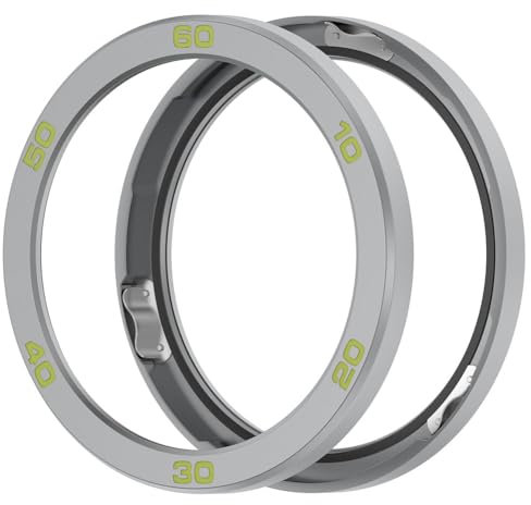 Boddceto Metall-Lünettenring, Metallschutz, Uhrengehäuse, Armbandabdeckung, Gehärtete Glasfolie, Uhrenlünettenschale für CMF Von Watch Pro 2