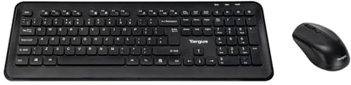 Full-size Wireless Keyboard and Mouse Combo - Black (UK)