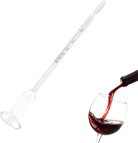 Alkoholmessgerät für Wein Alkoholmeter Alkoholmessgerät für Wein Glas Vinometer 0 bis 25 Alkoholgehalt Alkoholprozent Alkoholmessgerät für Wein Bier Sekt Likör und Brandy