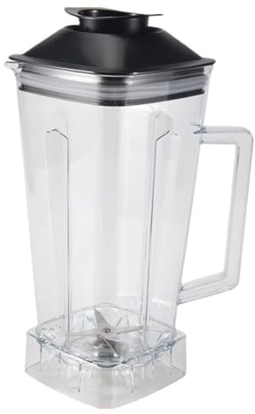 Spare Jug for Blender Replacement Part Transparent 2L Capacity Blender Spare, Compatible for Silver Crest, Blender A62X