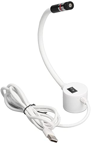 Nähmaschinenleuchte – Tragbare, um 360° drehbare Silikon-USB-Positionierungslampe mit Schwanenhals – Helles grünes Licht für Quilt- und Bastelprojekte