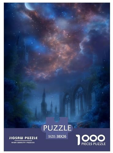 Magischer Weg 3D-Puzzle-Spiel 38x26cm/1000pcs, Sternenhafte Sky – Kreativ & Entspannend, Bildend Für Alle, Hausdekorationsgeschenk