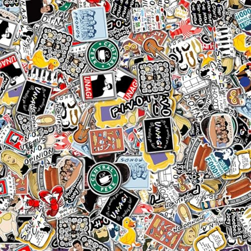 100 Stück Funny TV Show Sticker, Lustige Stickers, Wasserfeste Mädchen Aufkleber für Auto Laptop Skateboard Fahrrad Motorrad Fahrrad Computer