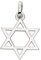 Lifestyle Schmuck Davidstern Kettenanhänger aus 925 Sterling Silber