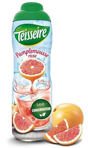 TEISSEIRE - Sirop Pamplemousse Rose 60Cl - Lot De 3 - Livraison Gratuite