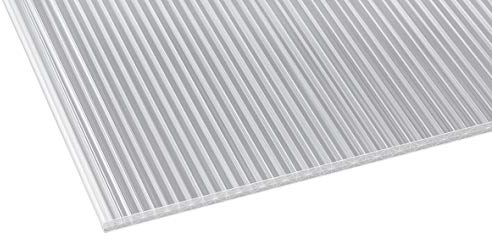 Acrylshop24 Stegplatte aus Polycarbonat mit X-Struktur |klar| Doppelstegplatte| 16mm stark | Steg 3 Fach | 16/20/3 1200mm x 6000mm