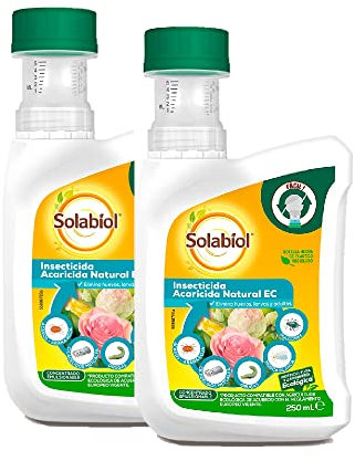 Solabiol Pack de 2 Natria Insecticida Acaricida, 250 Ml