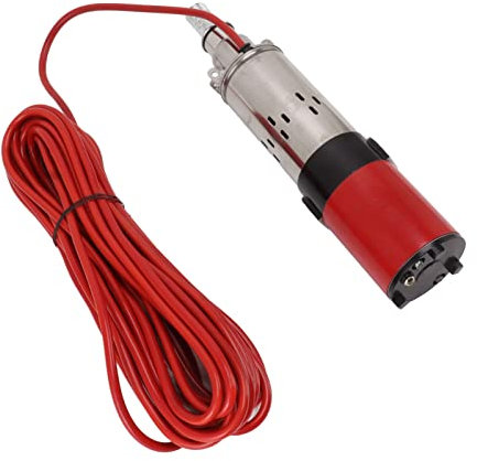 Haofy Motore Sommerso, Pompa dell'Acqua DC 12V Pompa a Vite Elettrica con Motore a Spazzole di Carbone da 220 W 30 Metri