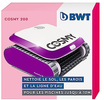 BWT Poolroboter Cosmy 200 in der Farbe Lavender | Besonders Leicht & Kompakt | Zuverlässige Reinigung Von Boden, Wand & Wasserlinie | Für Pools In Allen Formen | Mit App Steuerung