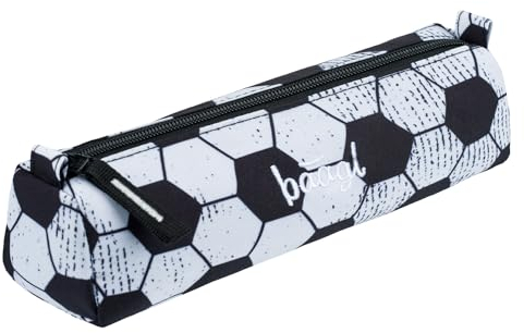 Baagl Platz Federmäppchen für Jungen Mädchen Teenager - Schulmäppchen für Schreibwaren - Schulsachen Federtasche, Kinder Federmappe, Etui für Schule (Goal)