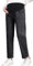FEOYA Jeans de Maternité pour Femmes Pantalon de Grossesse en Denim à Jambes Larges et Décontractées Pantalon Jean avec Poches pour Femmes Enceintes Noir XL