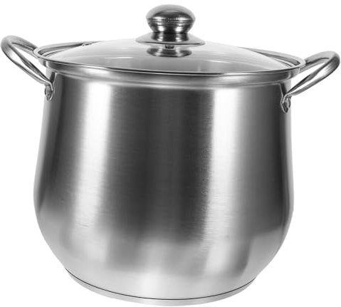 Mikinona olla de acero inoxidable sartenes antiadherentes sartén antiadherente olla antiadherente bote de stock inducción juego de ollas cocina de ramen ollas de sopa con tapas Silver