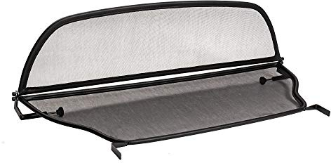 Generic Cabrio Windschott - Windabweiser kompatibel mit Audi 80 B4 Cabriolet | Baujahr 1991-2000 | Farbe: Schwarz | Stil: Klassisch | Installation: Schnellverschluss