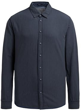 Camp David Herren Langarmhemd mit All Over Print und Streifen