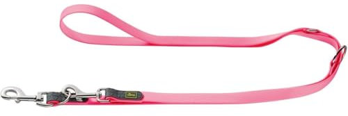 HUNTER CONVENIENCE Verstellbare Hundeführleine, Kunststoffmaterial, 2,0 x 200 cm, neonpink