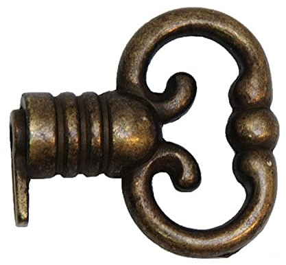 BROS Schlüssel oder Schlüssel 310 aus Zamak, Altbronze/silberfarben