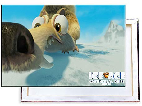 Unified Distribution Ice Age - 120x80 cm Kunstdruck auf Leinwand • erstklassige Druckqualität • Dekoration • Wandbild