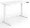 ESMART ESX-121WW 120x60cm Weiß Ergonomischer Steh-Sitz-Schreibtisch Quick Installation Stufenlos elektrisch höhenverstellbar 73-123 cm 4 x Memory Soft-Start/Stopp Schnelle Montage