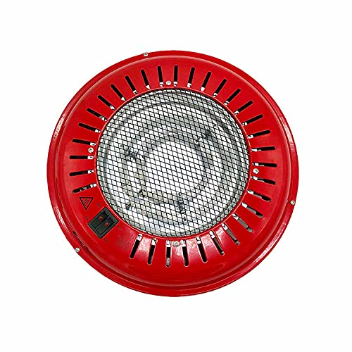 RAYDAN Home Brasero Eléctrico, Rojo, 800W, One Size