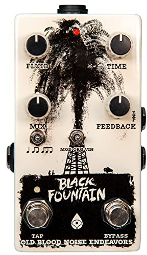 Old Blood Noise Endeavors Black Fountain V3 Oil Can Delay Pedal with Tap Tempo