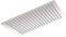 aquaSu® Kopfbrause Offertio mit 1 Strahlart | eckig | chrom | 40 x 40 cm Sprayplatte | mit Kugelgelenk | Antikalk-Noppen | Standard-Gewinde: 1/2 | Wellness-Regendusche | 72268 1