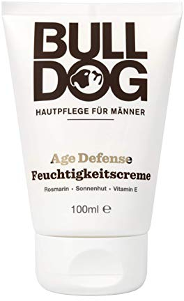 BULLDOG - Soin de la peau pour hommes | Crème hydratante Age Defence | Réduit les signes du vieillissement | 100 ml